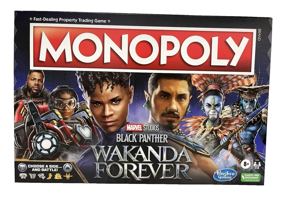 Monopoly Marvel Studios' Black Panther Wakanda Forever Edition Board Ages 8+ - Image 3 of 4