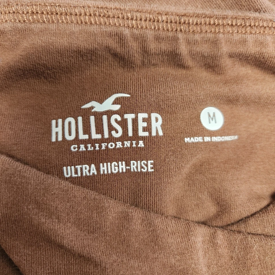 Hollister Leggings Ultra Alto Tiro Cintura en V Acampanados Marrón Cacao Talla M Foto 4 de 4