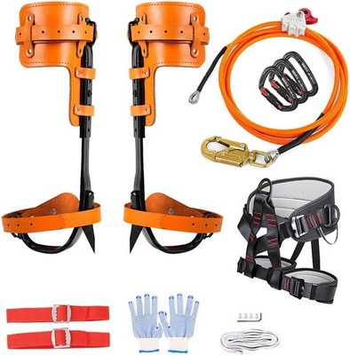 Tree Climbing Gear Non Slip Pedal Adjustable Spikes
