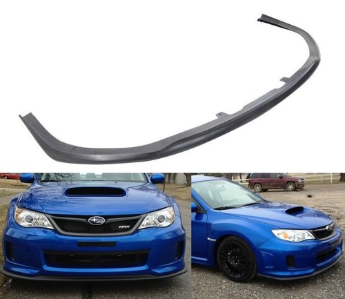 For 2011-14 Subaru WRX STI CS Style Add-On Front Bumper Lip Spoiler Body Kit PU