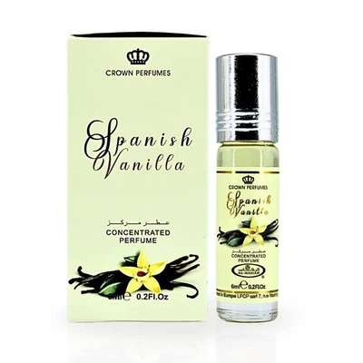 AL REHAB Al-Rehab Spanish Vanilla 6ml Misk Parfum Duft Parfümöl für HERREN & DAMEN Scent