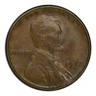 1927-S Lincoln Wheat Cent About Uncirculated Condition