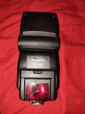 Promaster FTD 5500 Shoe Mount Camera Flash Tested Works