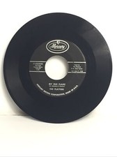 THE PLATTERS- "MY OLD FLAME"/ "YOU'RE MAKING A MISTAKE"- MERCURY Label. 45