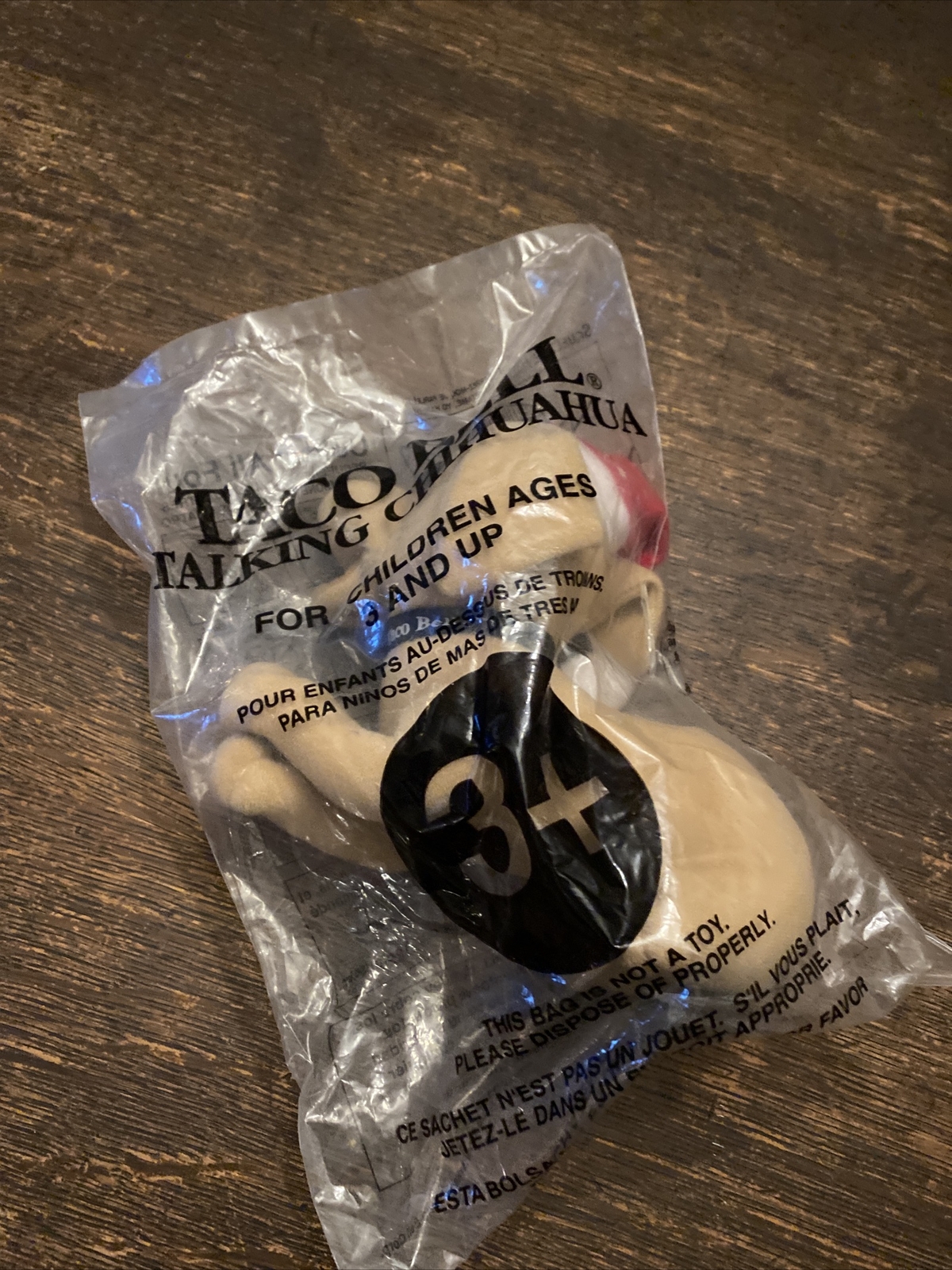 Taco Bell Chihuahua Dog Christmas Talking Plush Toy '98 Feliz Navidad Amigos New