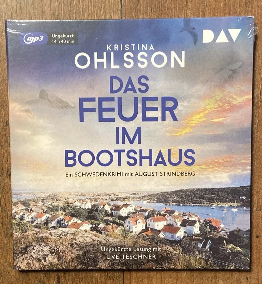 Das Feuer im Bootshaus Ein Schwedenkrimi mit Strindberg CD - Neu & Verschweißt