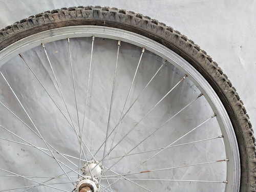 Shimano Exage Front 26" MTB Bike Wheel HB-RM50 100mm Araya VP-20 Fast US Shipper - Picture 6 of 13