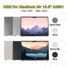 OEM Screen For Apple Macbook Air 13.6" 2022 A2681 LCD Display Top Parts Assembly