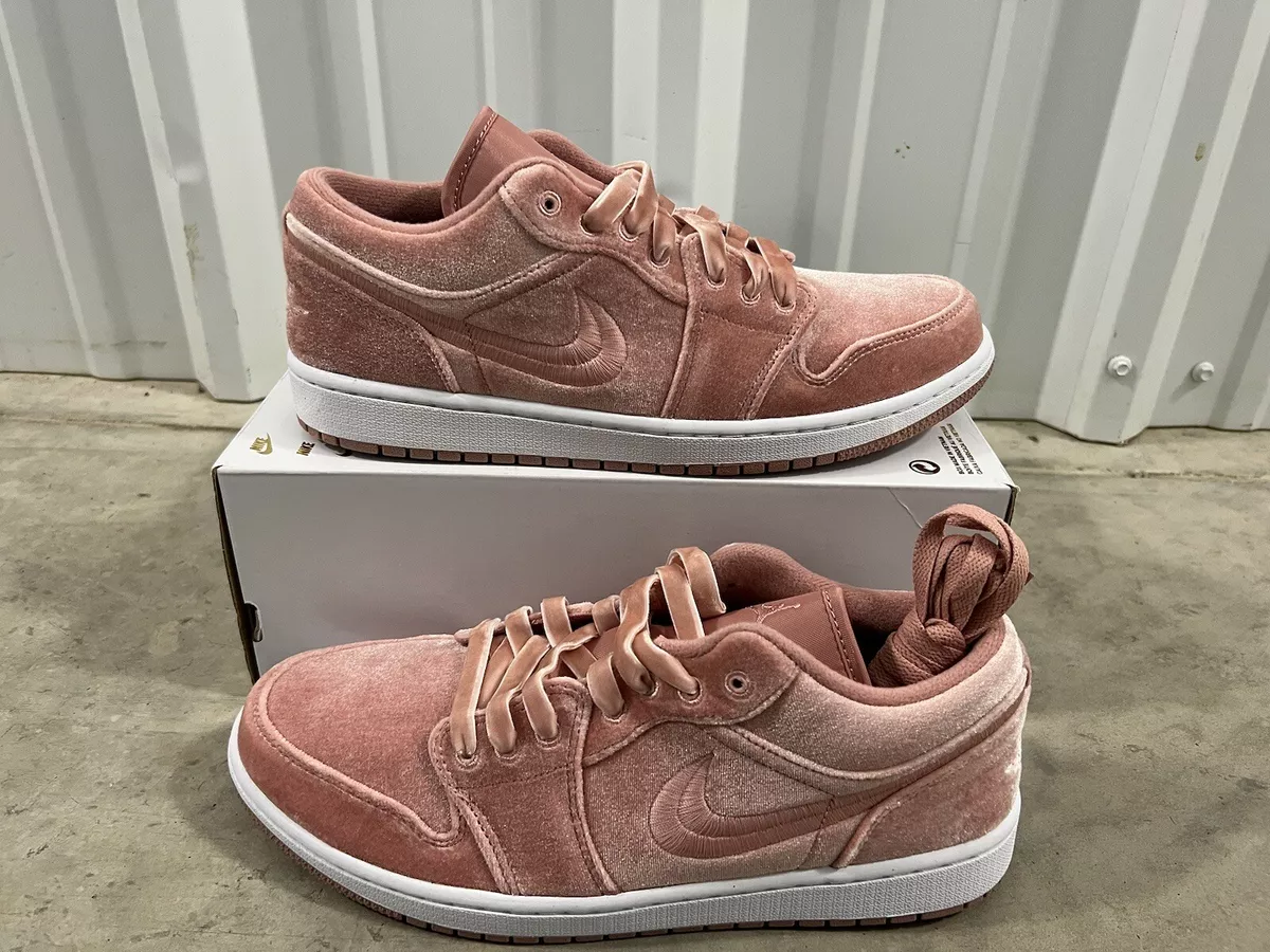 Air Jordan 1 Low SE Pink Velvet (Women's) - DQ8396-600 - US