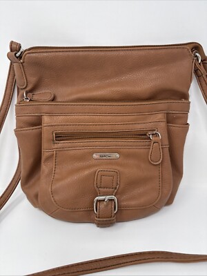 MultiSac purse Brown Multi compartment with cell Phone pocket