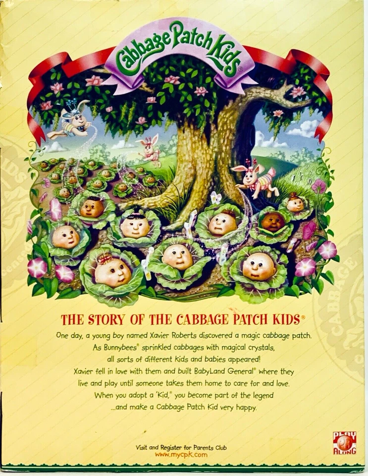 Muñeca Play Along 2004 Cabbage Patch niños cabello rubio 15" vinilo y tela niña nueva en caja Foto 3 de 3