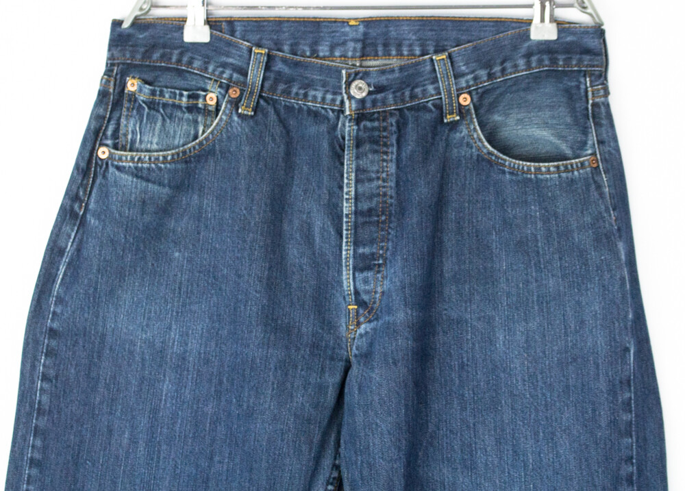 Levi's 501 STRAUSS&COデニム W34 L32 SIZE LL Levi's 501 Original size W34 L32 Men's Blue Straight Leg