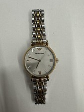 Orologio Da Donna Emporio Armani A Due Sfere Con Bracciale In Acciaio Bicolore