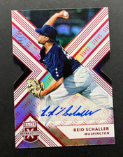 2018 Panini Elite Extra Edition - Reid Schaller #110 Nationals - Diecut AUTO /75