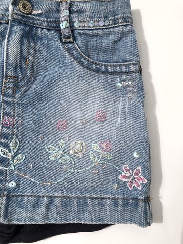 Gap Girls Blue Denim Skort Size 5 Orig $35 - Picture 4 of 12