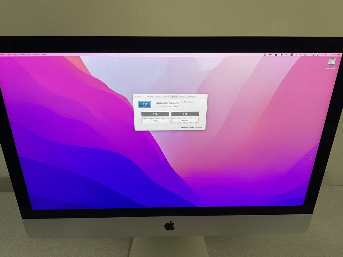 Apple iMac 27” Retina 5k - 16 GB 2 TB Fusion Drive late 2015 Apple iMac 27” Retina 5k - 16 GB 2 TB Fusion Drive late 2015
