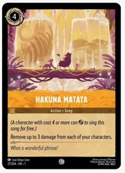 Hakuna Matata 27/204 Common The First Chapter