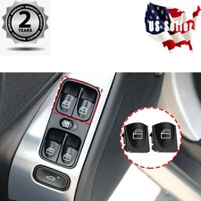 2X Window Switch Button Cover Cap for Mercedes C Class W203 W209 CLK C230 C240