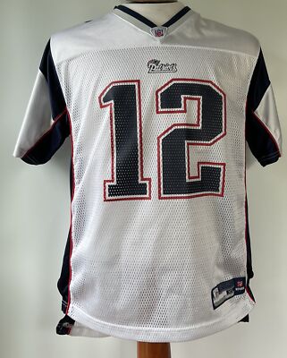 Reebok New England Patriots #12 Tom Brady Youth Jersey Youth Size