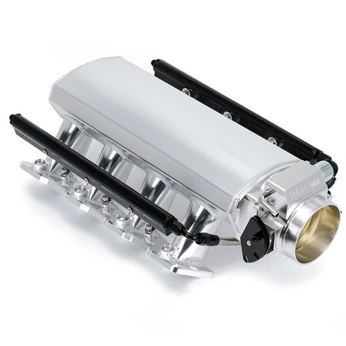 Colector de admisión de alto perfil de aluminio 102 mm y cuerpo de acelerador para LS1 LS2 LS6 plateado - Imagen 2 de 10