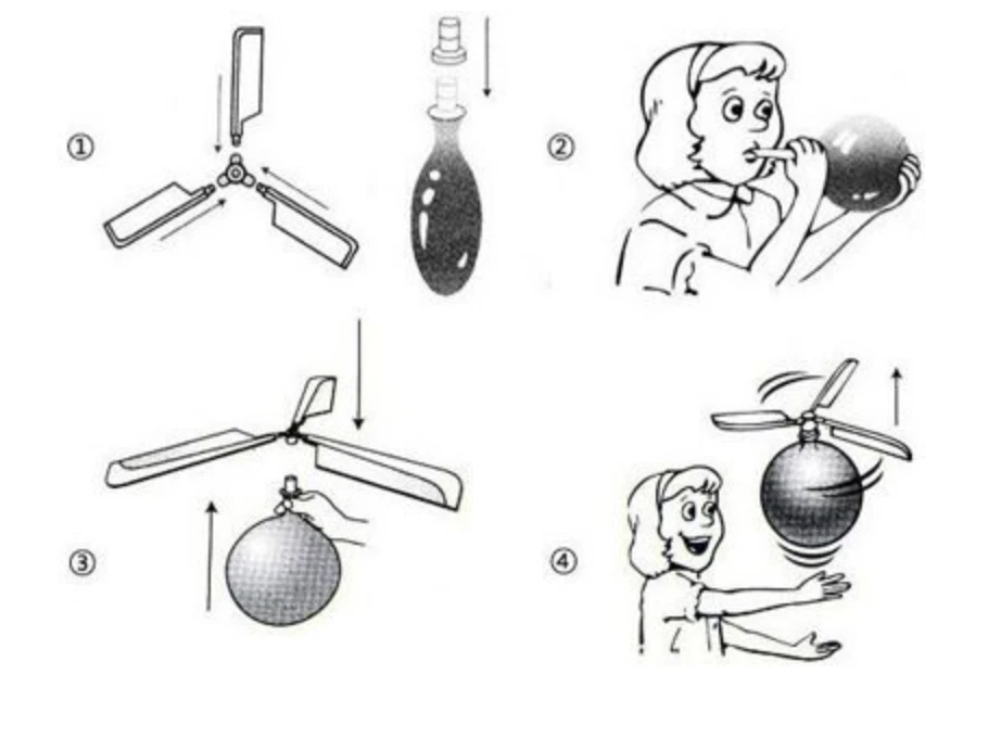 Assorted Pastel Coloured Helicopter Propeller Party Balloons For Kids - 12 Pack  - Image 3 of 3