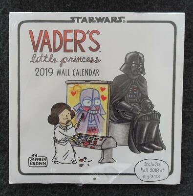 Star Wars Vader's Little Princess 2019 Wall Calender - Chronicle Books - Z. OVP