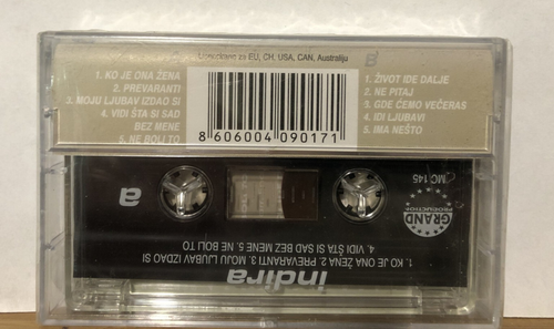 Indira Radic Gde Cemo Veceras Cassette Tape - Picture 2 of 2