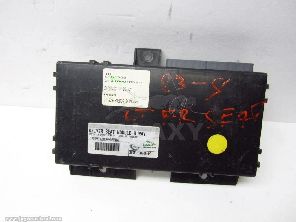 Control Module XR857237 2W9F-13C789-DD 03-08 S-Type Left 8-Way 