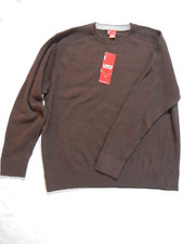 Levi's Pullover Long Sleeve Crew Neck Red Tab Brown Chocolate Size XL