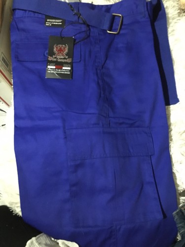 NWT O.S.C.Mens 34 Royal Blue Cargo 
