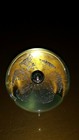 Heavy Blown Art Glass Paperweight Tear White Flower Design  — photo 2