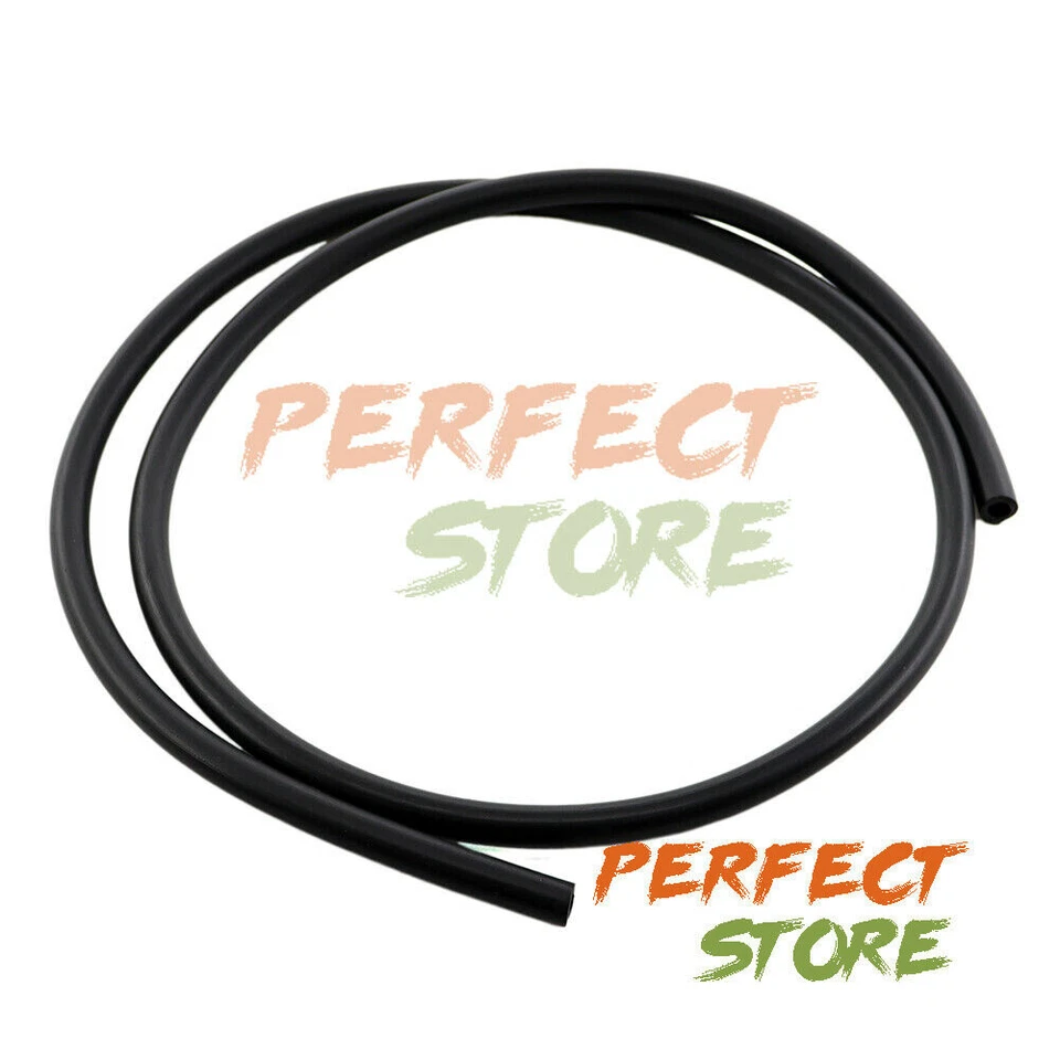 Manguera de goma de 3 pies línea de combustible para Kawasaki (9 mm OD) (6 mm ID) carburador + abrazadera de resorte Foto 4 de 4