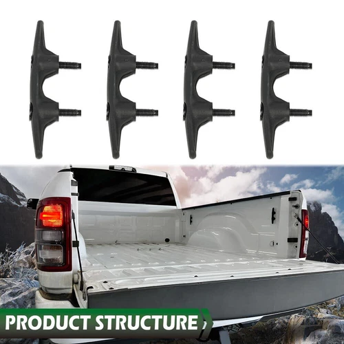 Fit For 2002-2008 Dodge Ram/2019-2022 Ram 2500 Bed Tie Down Hooks w/ Bolts - Picture 10 of 12