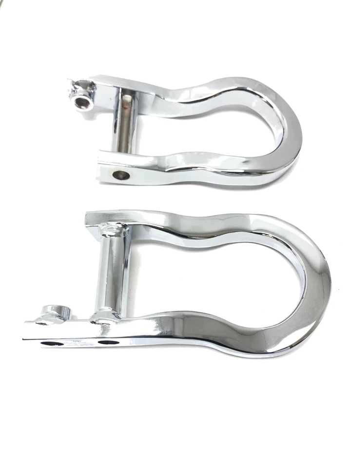 OEM 84072462 2007-2019 Chevrolet Silverado Sierra 1500 Chrome Tow Hooks GM Foto 4 de 4