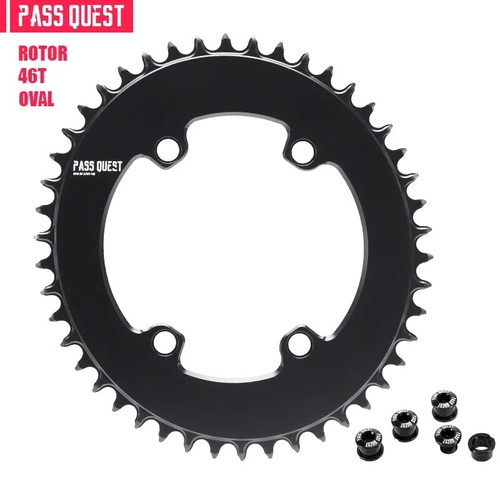 110BCD 4-Bolt Chainring Round/Oval Closed Chainwheel 40T-58T for Mount Crankset - Picture 16 of 36