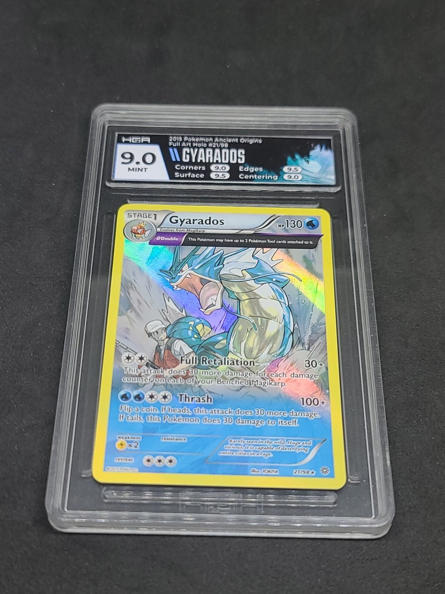 Gyarados 2015 Ancient Origins 21/98 Graded HGA 9 - Check My Store 