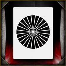 Burst Stencil - Airbrush Stencil Template Airsick