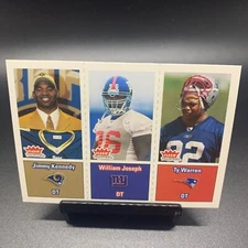2003 Fleer Tradition #288 Kennedy Joseph Warren Rookie RC Rams Giants Patriots