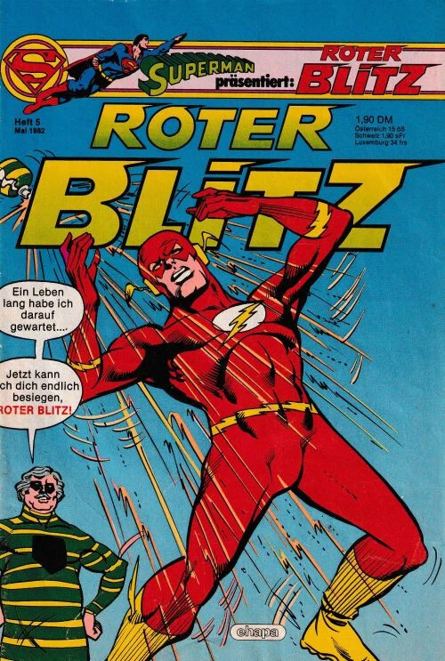 Roter Blitz Nr 5 Ehapa Verlag 1982 DC Flash - Bild 1 von 1