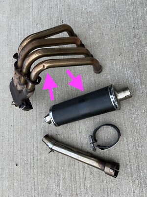 2001-2005 Yamaha FZ1 FZ-1 FZS 1000 FZ1000 Fazer Delkevic Exhaust Pipe muffler