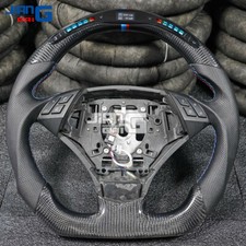 Carbon Fiber Led Steering Wheel For Bmw E60 525i 530i 545i 2004-2005