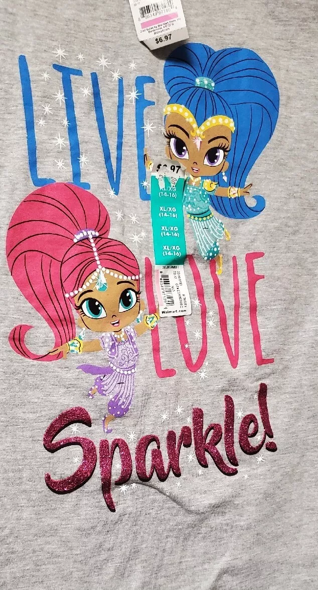 shimmer and shine shirt walmart