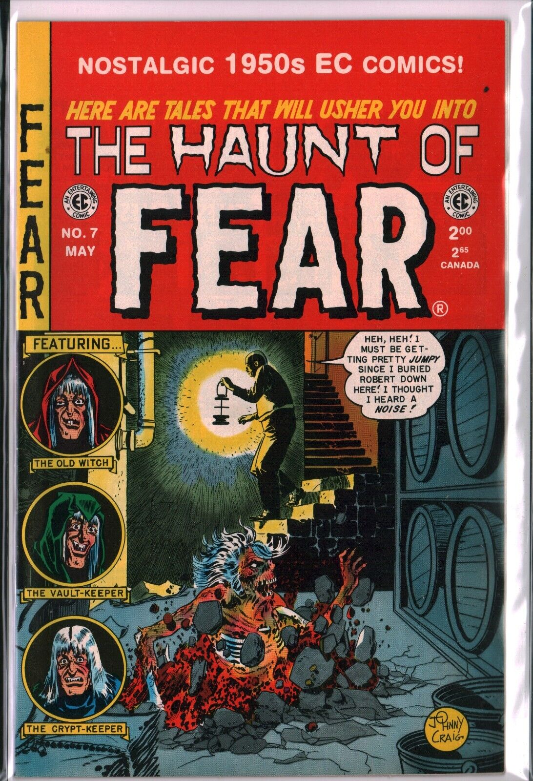 the HAUNT of FEAR #7 Johnny Craig (1997) EC Horror Reprint VF/NM (9.0)