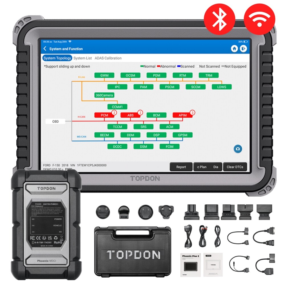 2026NEW TOPDON Phoenix Plus 2 Auto Professional Diagnostic Scanner