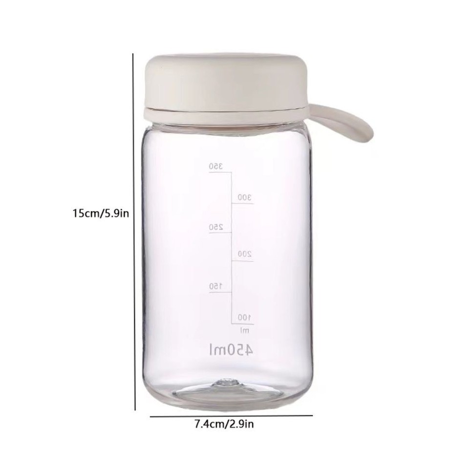 Leakproof Sports Water Bottle Clear Water Cup Student Water Cup Outdoor