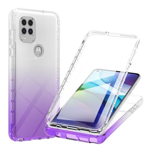 Transparent Gradient Phone Case+PET Film For Motorola Moto G Play Power Stylus - Picture 26 of 40