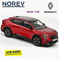 Renault Rafale Esprit Alpine Suv 2024 Dezir-Rot + Schwarz 1:43 Norev 517940