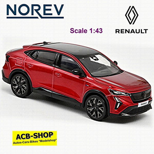 Renault Rafale Esprit Alpine Suv 2024 Dezir-Rot + Schwarz 1:43 Norev 517940-image