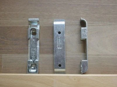 GU GRETSCH-UNITAS 2x GU Holzfenster Kippschliessblech / -schliessteil 8 871 8-00871zum Einfräsen