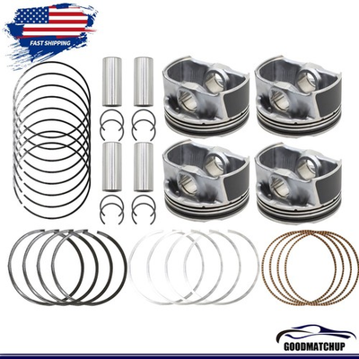 #ad New 0.50MM Piston amp; Rings Set For Hyundai Tucson Kia Soul Forte Forte5 2.0L $48.99